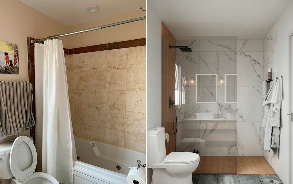 Bathtub Replacement Example