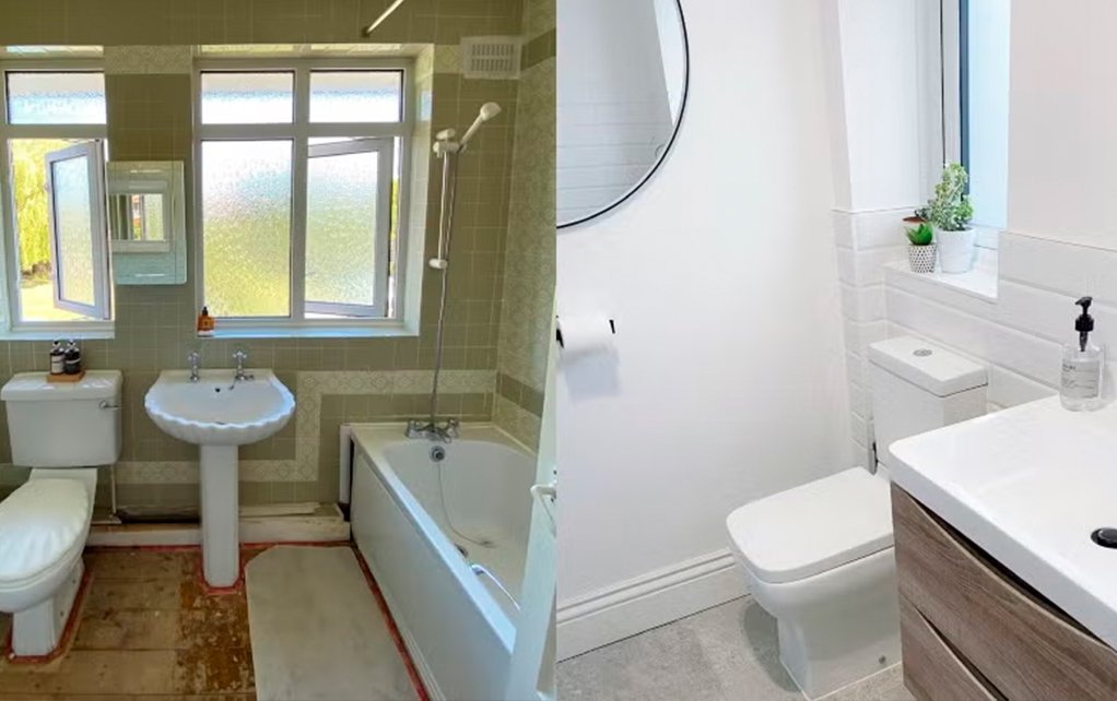 Vanity & Tile Upgrade Example